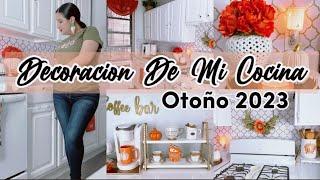 DECORACION DE MI COCINA OTOÑO 2023/DECORACION DE OTOÑO/IDEAS PARA DECORAR