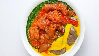 HOW TO COOK EWEDU ELEGUSI - ABULA  - SISI YEMMIE