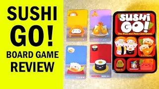 Sushi Go! Card Game Review & Runthrough