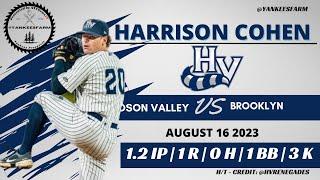 Harrison Cohen Vs.  Brooklyn Cyclones 8/16/23