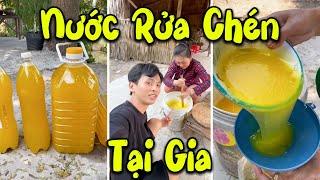 Cùng Mẹ Làm Nước Rửa Chén Tại Gia, Một Lần Làm Dùng Hết Cả Năm | Phúc Nhọn