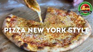 Pizza New York Style zuhause selber machen | mit original Pizzateig Rezept