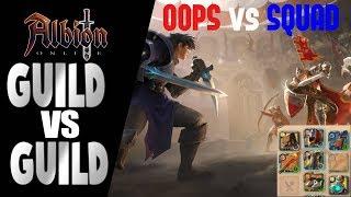 Albion Online | GvG Battle | OOPS vs SQUAD (Fire Staff Pov)