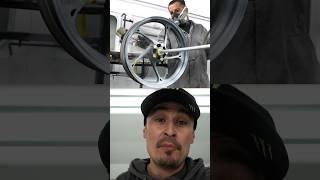 Painting the wheels on my Daytona 660 #shorts