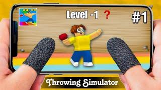 Throwing Simulator Gameplay Level-1 & EP-1 (HMJ 10 Roblox)
