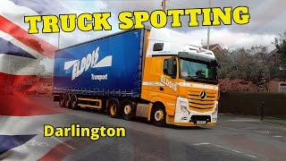 Truck spotting in the UK,  Darlington a MUST SEE! #truckspotting