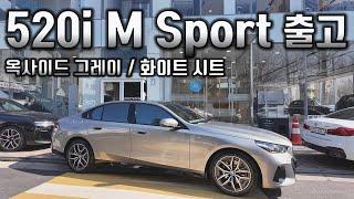 BMW 520i M Sport 옥사이드 그레이 / 화이트시트 = 최고의 조합!