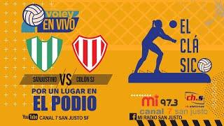 CLÁSICO VOLEY - Sanjustino VS Colón SJ EN VIVO - LIGA INDEPENDIENTE