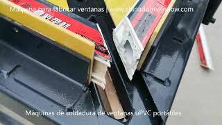 4 Máquinas de soldadura de ventanas uPVC portátiles