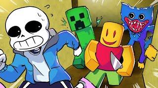 If SANS was in MINECRAFT, ROBLOX, SQUID GAMES and more! (24/7 Livestream)