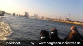 Speedboot Tour im Hamburger Hafen
