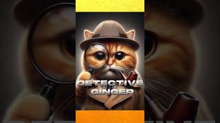 Detective Ginger Cat ️‍️ #aicat #shorts #cute #catlover #ai