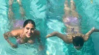 Sara Ali Khan Beats The Heat with a Fun Pool Day – Watch Her Chill in Style