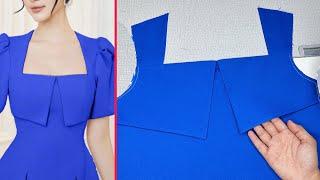 Collar Neck Design Idea Stitching Technique | Sewing Tips and Tricks