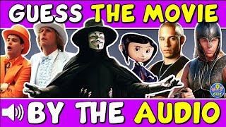 Guess The "MOVIE BY THE AUDIO" QUIZ!  | CHALLENGE/ TRIVIA