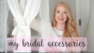 My Bridal Accessories: shoes, affordable veil, reception dress, jewelry, etc! | Amanda John