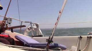 Sailing the Mr. TEE On her first maiden voyage for Sailing Alameda Inc. Part 2 of 3