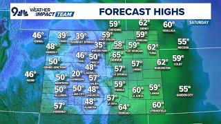 Latest forecast | Warm weekend with near record highs in Denver Saturday