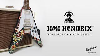 The Epiphone Jimi Hendrix™ “Love Drops” Flying V™