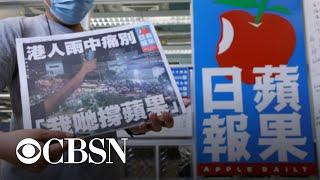 Apple Daily, Hong Kong's last pro-democracy newspaper, shuts down under pressure from China