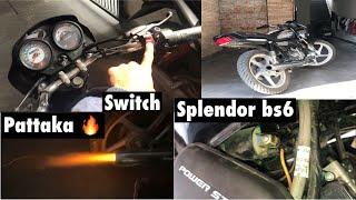 Splendor bs6 pattka  switch wirring part 2 [Divraj vlogs]