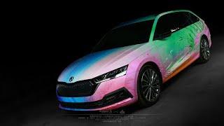 Skoda Octavia Avery Dennison Printed​ Artist Wrap 阿提斯特貼膜日常#7