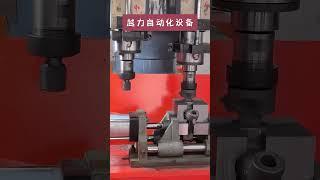 Dual spindles drilling tapping machine #cncmachine #automobile #drilling #machine