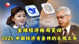 DeepSeek对中国经济发展有何影响？《哪吒2》爆火的背后原因是什么？专家：2025年是中国经济有条件的乐观之年！｜#两说｜#唐涯｜#黄益平｜#deepseek ｜#哪吒2｜#中国经济｜FULL