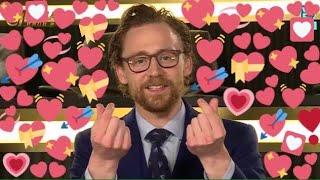 Tom Hiddleston being charming for 22 minutes straight