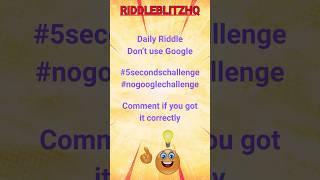 Only 10% Can Solve This Riddle Instantly! #riddles