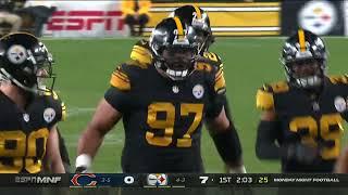 Big man Cam Heyward interception and team celebration