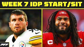 2024 Week 7 IDP Start or Sit | PFF Fantasy Podcast