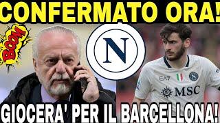 URGENTE! APPENA ANNUNCIATO! AFFARE FATTO CON BARCELLONA! NAPOLI NEWS