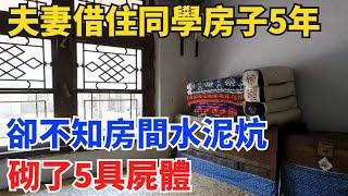 1997年，小夫妻借住同學房子5年，卻不知房間水泥炕裏砌了5具屍體【奇閾異錄社】#真實故事#奇聞故事#好奇零零漆#聽村長說官方頻道#人間易拉罐#seeker牛探長#談笑娛生#叉雞