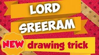 K turns to sreeram.how to draw lord shree rama.how to draw shri ram.easy trick to draw shri ram ji