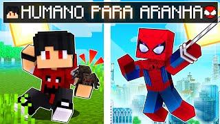 A história do HUMANO para o HOMEM ARANHA no Minecraft ‹‹ P3DRU ››