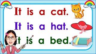 "It is" sentences | Practice Reading | Reading Lesson - Tutorial