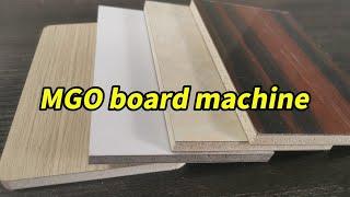 Fireproof Magnesium Oxide Board Machine,Mgo Decorative Wall Board Machine