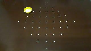 Margazhi madham special 9*1 dots|#lotuskolam|#newyearrangoli|kolangal| rangoli| lighting rangoli