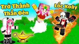 MỀU THỬ THÁCH 24GIỜ SỞ HỮU SỨC MẠNH ĐÈN THẦN TRONG MINECRAFT*1 NGÀY REDHOOD CÓ NÔ LỆ LÀ THẦN ĐÈN MỀU