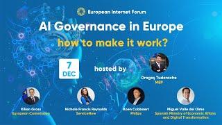 AI Governance in Europe - how to make it work? (recording)