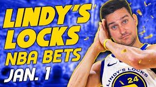 NBA Picks for EVERY Game Wednesday 1/1 | Best NBA Bets & Predictions | Lindy's Leans Likes & Locks