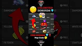 UNLIMITED DIAMONDS  MAP CODE  IN FREE FIRE CRAFTLAND CODE   #trending#freefire#freediamonddimond