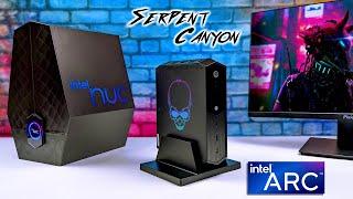 Serpent Canyon NUC First Look! Hands On The Fastest Mini Intel ARC PC Yet!