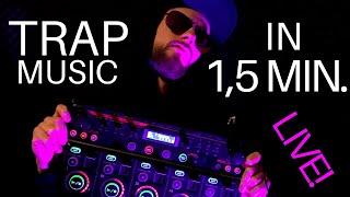 TRAP IN 1,5 MINUTES - by Kristof Loop Station Artist||Beatbox + Synths + Rap||Trap How to Make