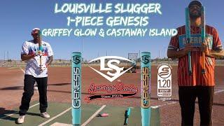 Louisville Slugger 1-Piece Genesis Griffey Glow & Castaway Island | USSSA Slowpitch Bat Review