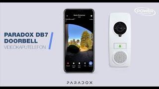 Paradox DB7 Doorbell – Videókaputelefon a riasztóhoz