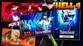 How I Beat Hell 4 On All The Threshold Bosses (DokiDoki, Terrormaton, Aurora) | Etheria Restart