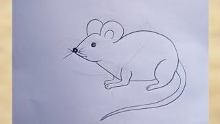 how to draw rat drawing easy step by step@Kids Drawing Talent