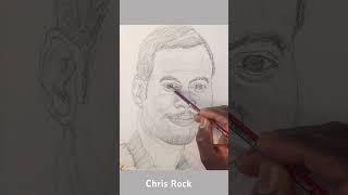 Drawing Chris Rock.  #roughsketch #art #drawing #sketch #artreels #easydrawing #pencilonpaper